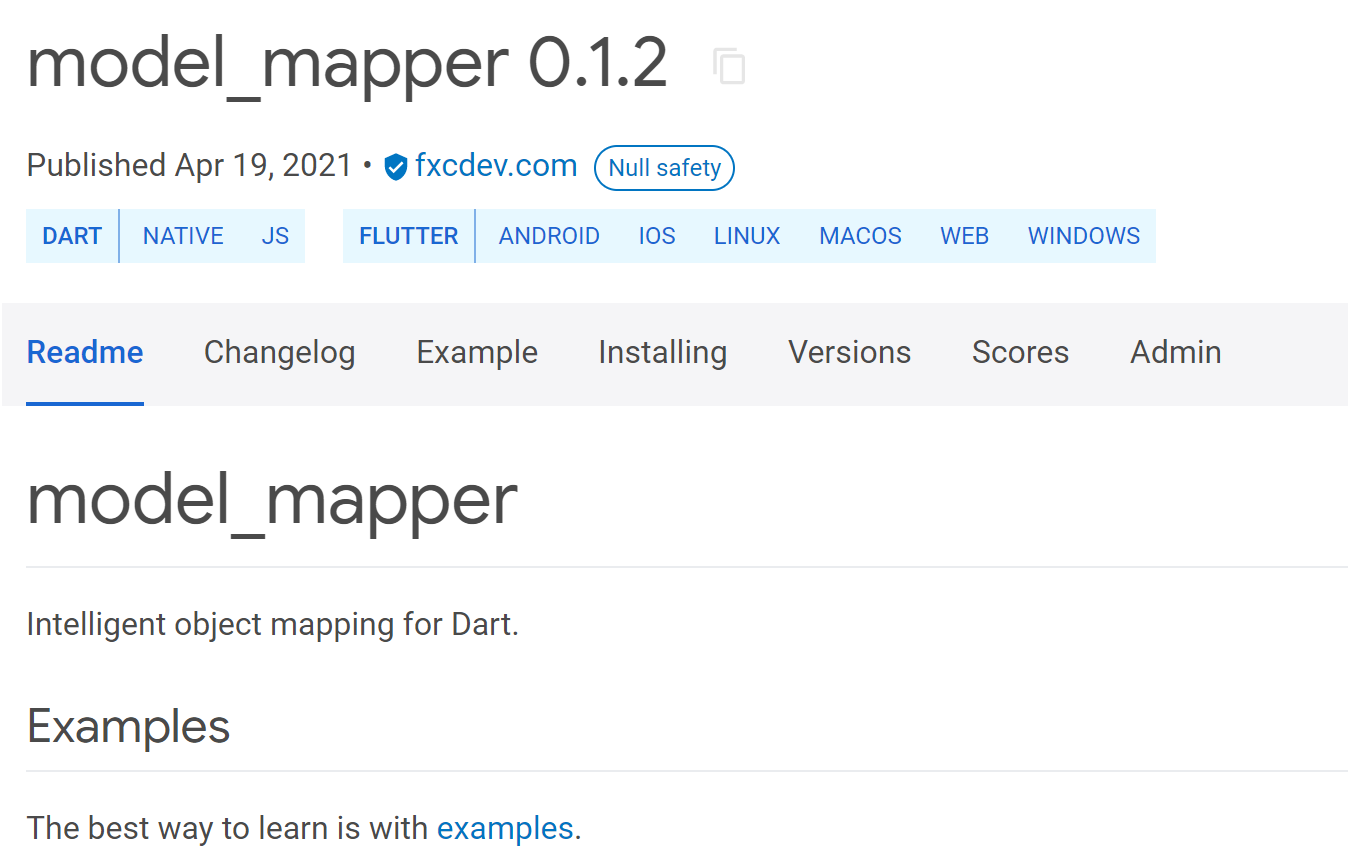 model_mapper https://pub.dev/packages/model_mapper