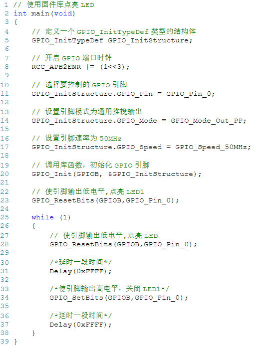 1.配置GPIO之从寄存器编程方式引入到固件库编程方式 - 图14