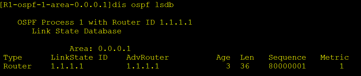 alt 配置Stub的LSDB