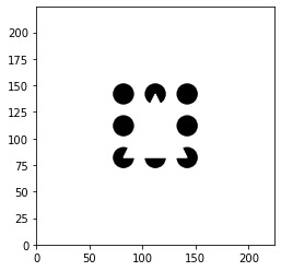 Kanizsa triangle(all circles)