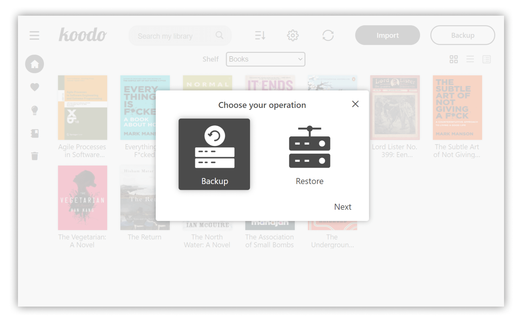 koodo-reader电子书阅读工具，支持 EPUB、Kindle、PDF、漫画等多种常见文本格式。