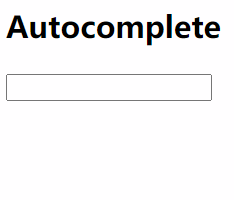 jQuery-autocomplete