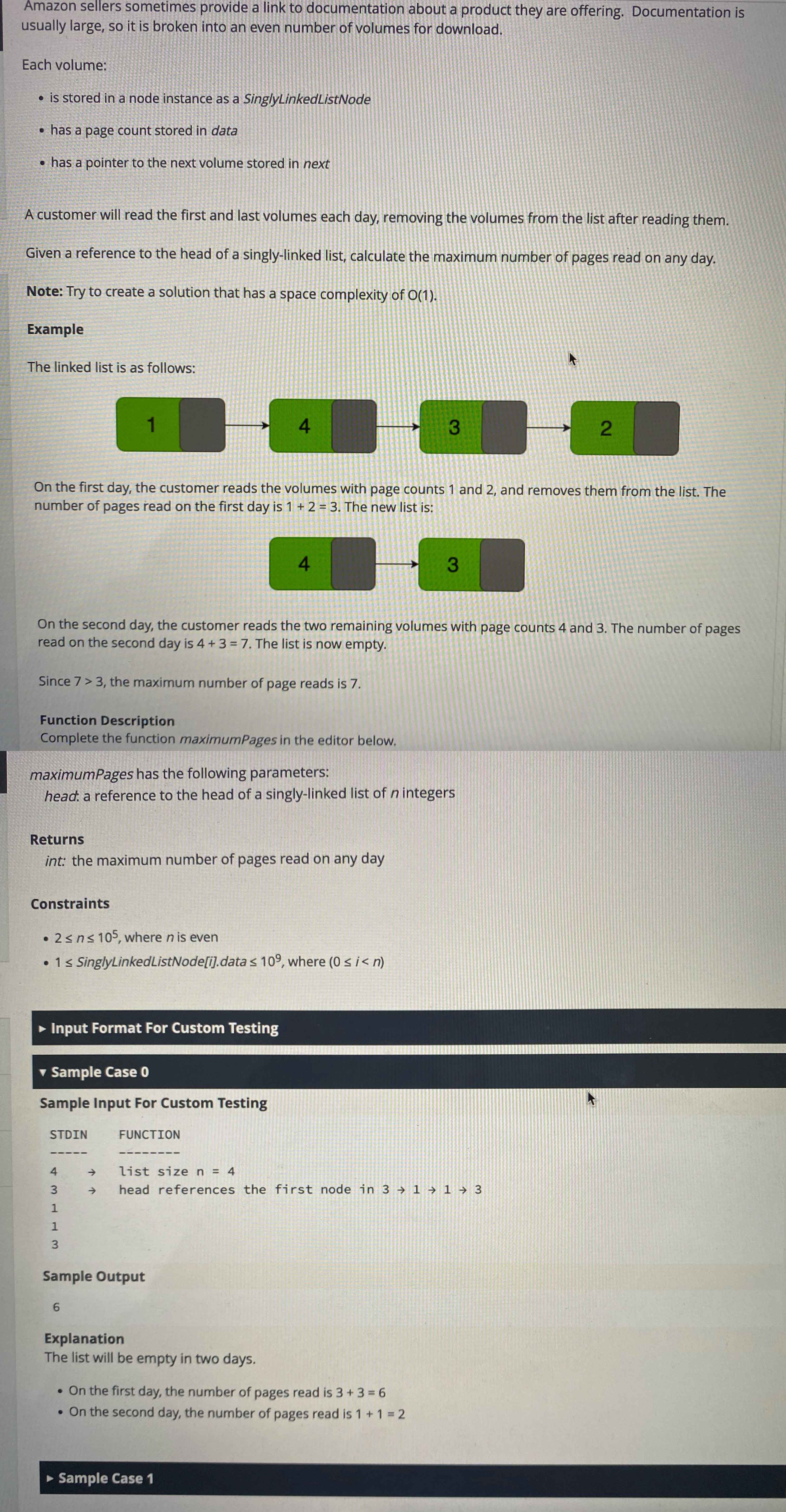 Am Azon Online Assessment Oa 刚做完 把题目分享给大家 换点大米 一亩三分地instant