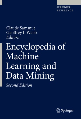 Encyclopedia of Machine Learning and Data Mining-finelybook