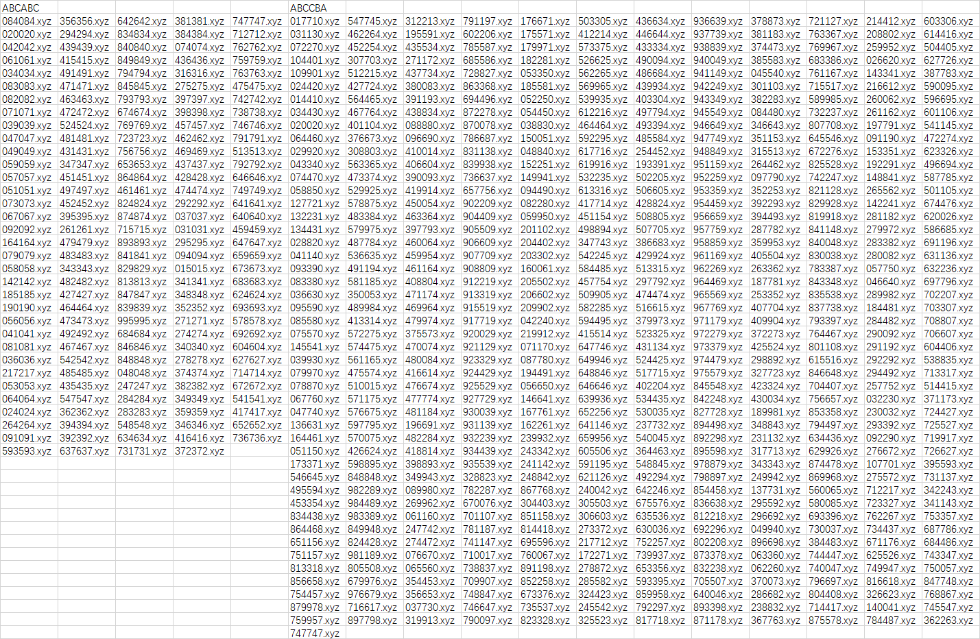 分享一下六位未注册xyz-shuke-谷姐靓号网