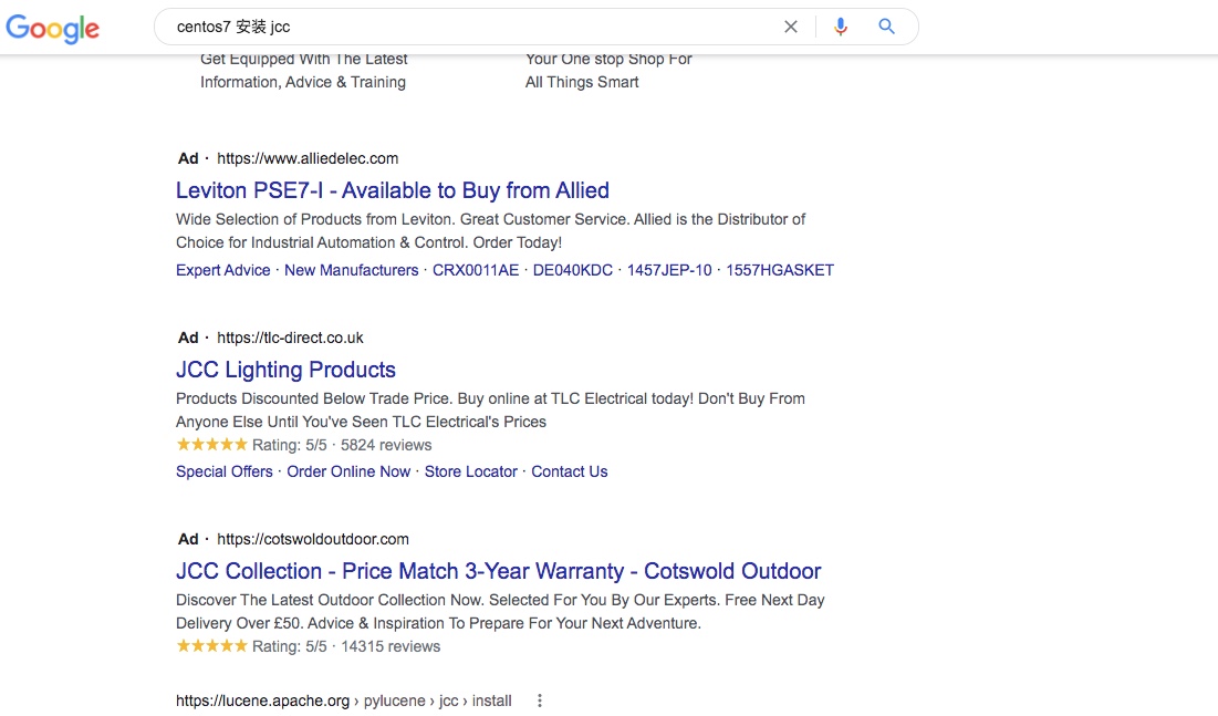 谷歌开始堕落了 在搜索结果显示广告