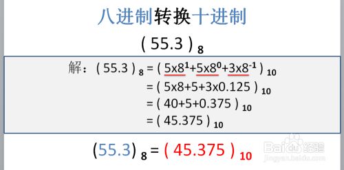 八进制转换十进制