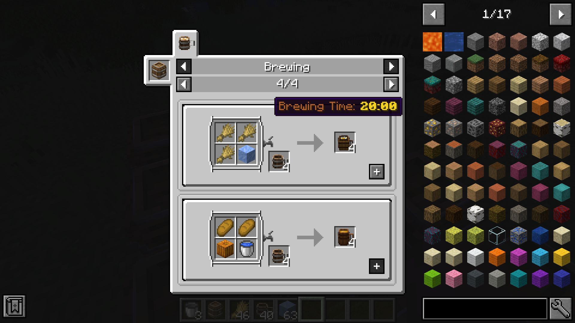 Items 1.7 10. Мод Drink Beer майнкрафт. Jei Mod. Just enough items 1.20.1.
